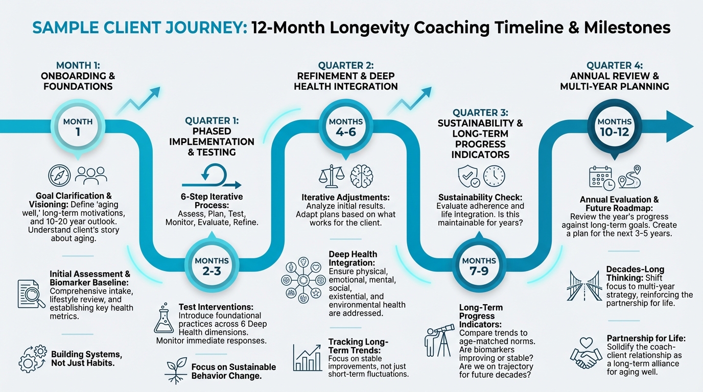 Sample Client Journey Timeline