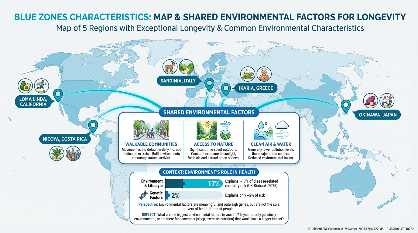 Blue Zones Characteristics